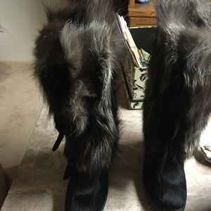 Boots with the fur!!!